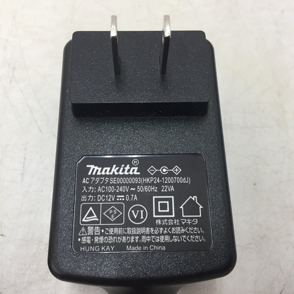 makita マキタ ACアダプタ 充電式ラジオ用 MR001G・MR100・MR102・MR107対応 SE00000093 未使用品