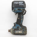 makita マキタ 14.4V 3.0Ah 充電式インパクトドライバ 青 ケース・バッテリ2個付 充電器欠品 軸ブレあり TD138D 中古