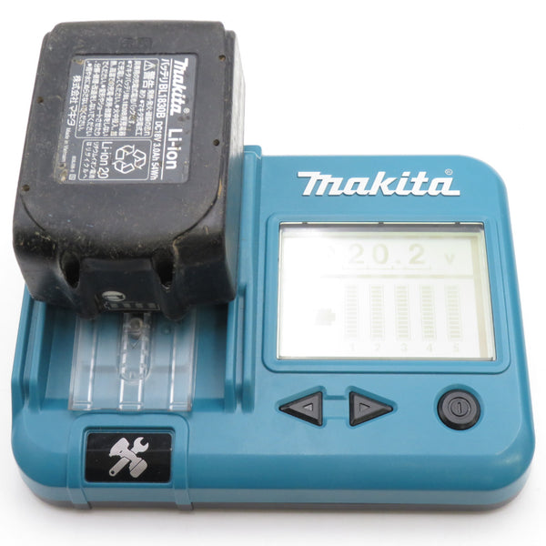 makita マキタ 18V 3.0Ah Li-ionバッテリ 残量表示付 充電回数60回 BL1830B A-60442 中古