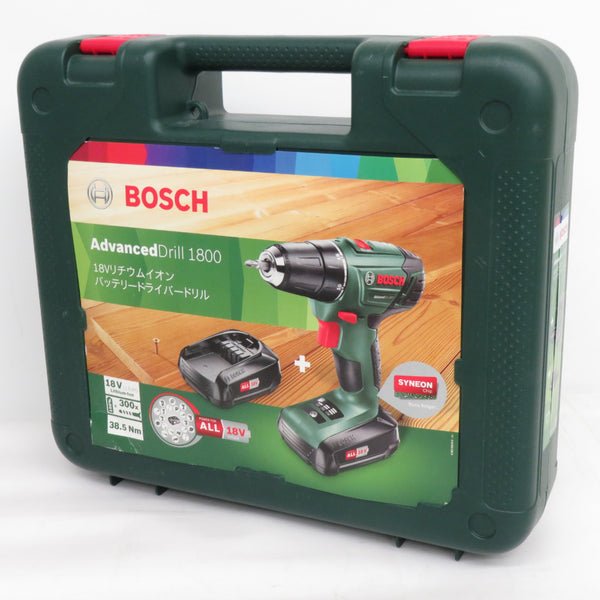 BOSCH ボッシュ ドライバドリル 18V 1.5Ah バッテリードライバードリル ドライバドリル ケース・充電器・バッテリ2個セット PSR1800 中古