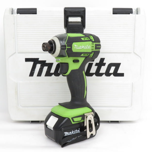 makita マキタ 18V 3.0Ah 充電式インパクトドライバ ライム ケース・充電器・バッテリ2個セット TD149DRFXL 中古美品