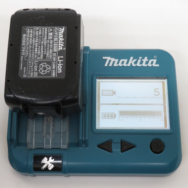 makita マキタ 18V 3.0Ah 充電式インパクトドライバ ライム ケース・充電器・バッテリ2個セット TD149DRFXL 中古美品