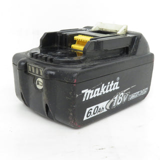 makita マキタ 18V 6.0Ah Li-ionバッテリ 残量表示付 雪マーク付 充電回数166回 BL1860B A-60464 中古