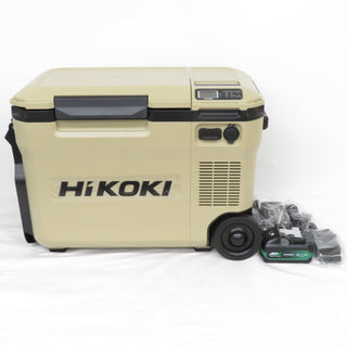 HiKOKI ハイコーキ マルチボルト36V 4.0Ah コードレス冷温庫 25L サンドベージュ ACアダプタ・バッテリ1個付 UL18DBA(WMBZ) 美品