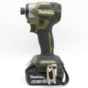 makita マキタ 18V 6.0Ah 充電式インパクトドライバ オリーブ ケース・充電器・バッテリ2個セット TD173DRGXO 中古