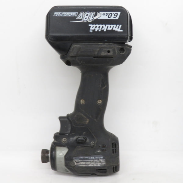 makita マキタ 18V 6.0Ah 充電式インパクトドライバ 黒 ケース・充電器・バッテリ2個セット 中古 TD173DRGXB 中古