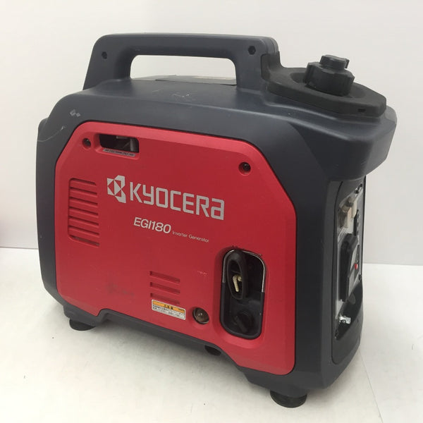 KYOCERA 京セラインダストリアルツールズ 1.8kVA エンジン発電機 インバータ発電機 EGI180 中古