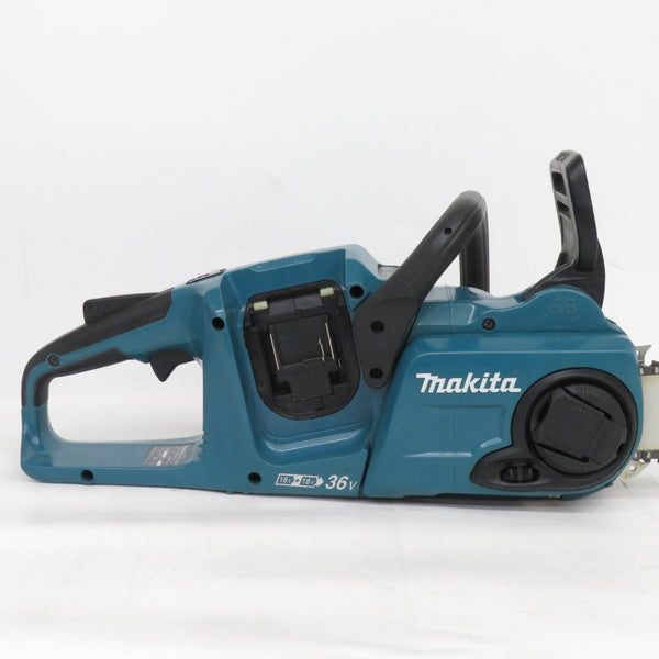 makita マキタ 18V×2 18V+18V対応 350mm 充電式チェンソー 青 本体のみ MUC353D 中古