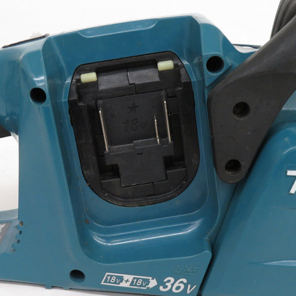 makita マキタ 18V×2 18V+18V対応 350mm 充電式チェンソー 青 本体のみ MUC353D 中古