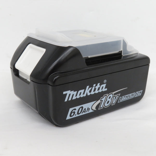 makita マキタ 18V 6.0Ah Li-ionバッテリ 残量表示付 雪マーク付 検品済 外箱なし BL1860B A-60464 未使用品