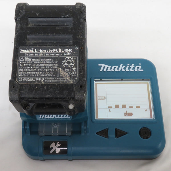 makita マキタ 40Vmax 4.0Ah Li-ionバッテリ 残量表示付 雪マーク付 充電回数115回 BL4040 A-69939 中古