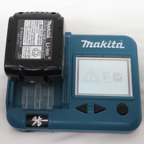 makita マキタ 14.4V 6.0Ah Li-ionバッテリ 残量表示付 雪マーク付 充電回数13回 BL1460B A-60660 中古