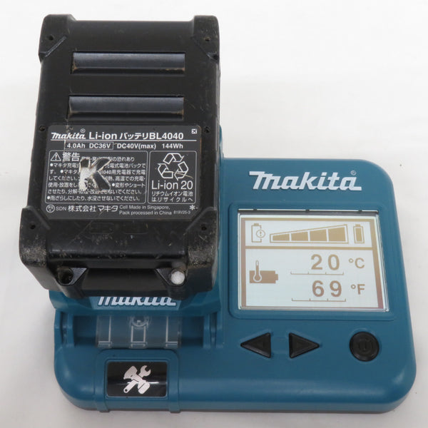 makita マキタ 40Vmax 4.0Ah Li-ionバッテリ 残量表示付 雪マーク付 充電回数28回 BL4040 A-69939 中古