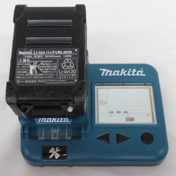 makita マキタ 40Vmax 4.0Ah Li-ionバッテリ 残量表示付 雪マーク付 充電回数28回 BL4040 A-69939 中古