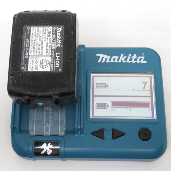 makita マキタ 18V 6.0Ah 充電式インパクトドライバ オリーブ ケース・充電器・バッテリ2個セット TD173DRGXO 中古