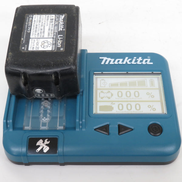 makita マキタ 18V 6.0Ah Li-ionバッテリ 残量表示付 雪マーク付 充電回数114回 BL1860B A-60464 中古