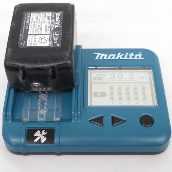 makita マキタ 18V 6.0Ah Li-ionバッテリ 残量表示付 雪マーク付 充電回数114回 BL1860B A-60464 中古