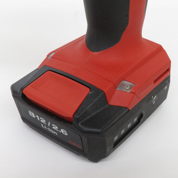 HILTI ヒルティ 10.8V 2.6Ah 充電式インパクトドライバ・ドリルドライバ ケース・充電器・バッテリ3個セット SF/SFD2-A 中古美品