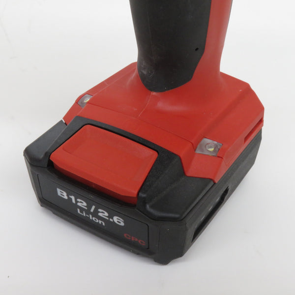 HILTI ヒルティ 10.8V 2.6Ah 充電式インパクトドライバ・ドリルドライバ ケース・充電器・バッテリ3個セット SF/SFD2-A 中古美品