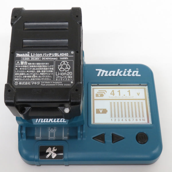 makita マキタ 40Vmax 4.0Ah Li-ionバッテリ 残量表示付 雪マーク付 充電回数31回 BL4040 A-69939 中古