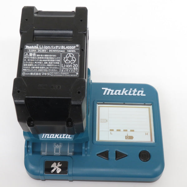 makita マキタ 40Vmax 5.0Ah Li-ionバッテリ 残量表示付 雪マーク付 充電回数40回 BL4050F A-72372 中古