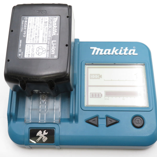 makita マキタ 18V 6.0Ah 充電式インパクトドライバ 黒 ケース・充電器・バッテリ2個セット TD173DRGXB 中古美品