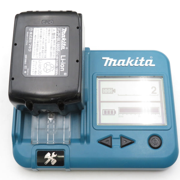 makita マキタ 18V 6.0Ah 充電式インパクトドライバ 黒 ケース・充電器・バッテリ2個セット TD173DRGXB 中古美品