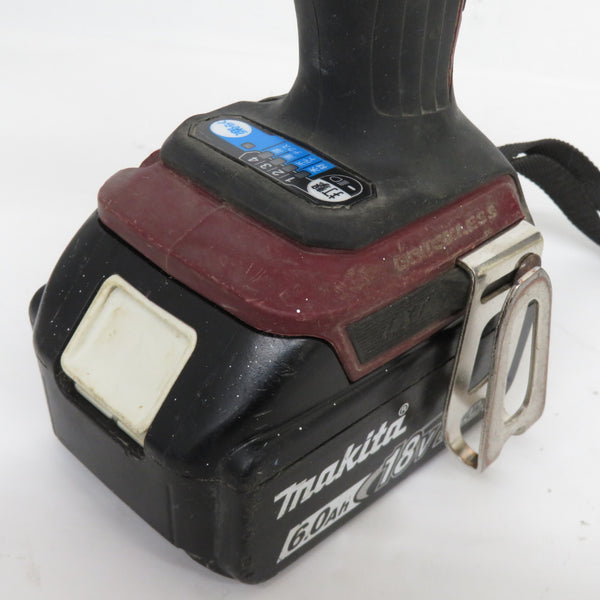 makita マキタ 18V 6.0Ah 充電式インパクトドライバ オーセンティックレッド ケース・充電器・バッテリ2個セット 手元スイッチ不良 TD172DGXAR 中古