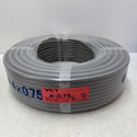 三ツ星 VCT ビニルキャブタイヤケーブル 4×0.75mm2 0.75sq×4C 4芯 灰 条長100m 未開封品