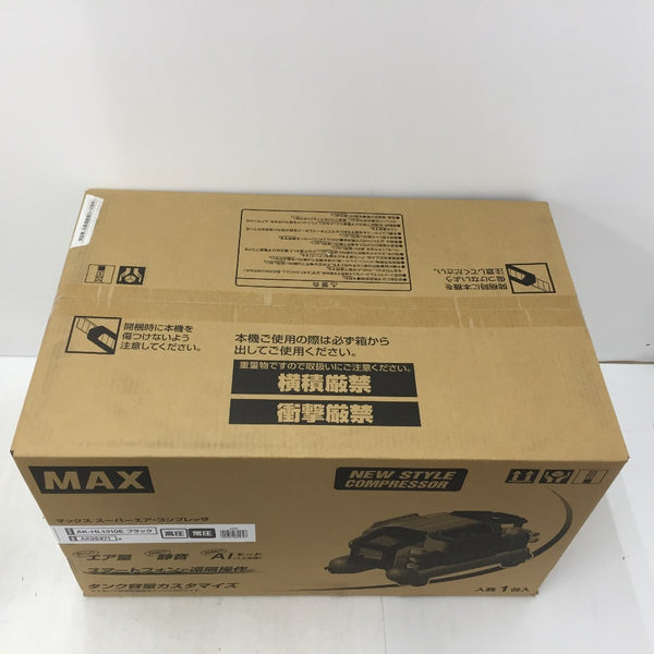 MAX マックス 高圧エアコンプレッサ スーパーエア・コンプレッサ 11L ブラック 常圧・高圧対応 Bluetooth対応 AK-HL1310Eブラック AK98471 未開封品