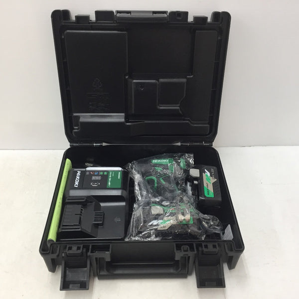 HiKOKI ハイコーキ マルチボルト18V コードレス静音インパクトドライバ アグレッシブグリーン ケース・充電器・バッテリ2個セット WHP18DBL 2LXPK(L) 未使用品