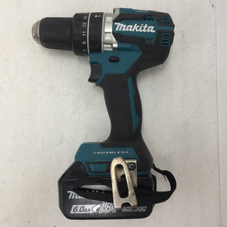 makita マキタ 18V 6.0Ah 充電式震動ドライバドリル ケース・充電器・バッテリ2個セット HP484DRGX 中古