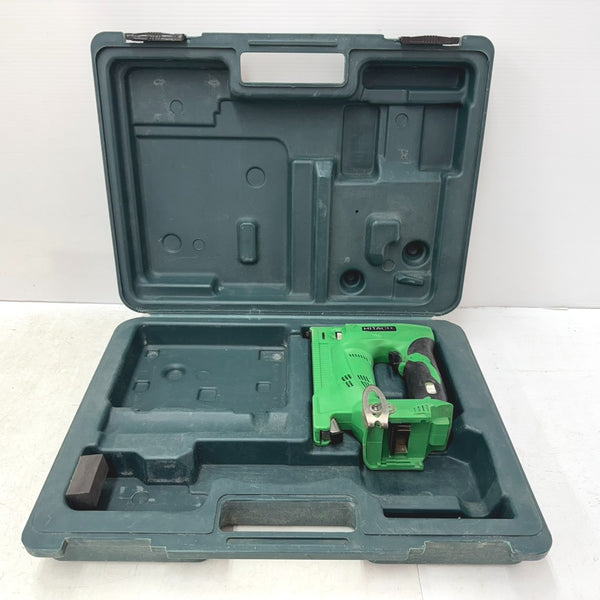 日立工機 HiKOKI ハイコーキ 14.4V対応 12×13mm コードレスタッカ 本体のみ N14DSL(NK) 中古
