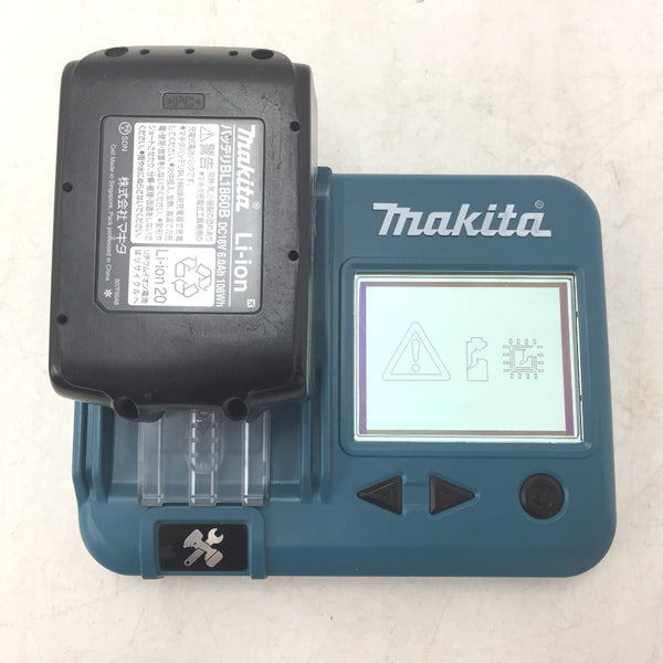 makita マキタ 18V 6.0Ah Li-ionバッテリ 残量表示付 雪マーク付 充電回数24回 BL1860B A-60464 中古