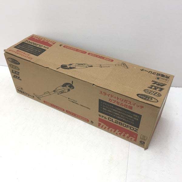 makita マキタ 18V対応 充電式クリーナ 青 カプセル式 スライド+トリガスイッチ 本体のみ CL280FDZ 未使用品