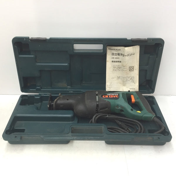 日立工機 HiKOKI 100V 電子セーバソー ケース付 CR13VC 中古