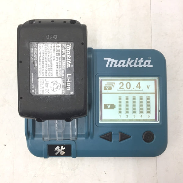 makita マキタ 18V 6.0Ah Li-ionバッテリ 残量表示付 雪マーク付 充電回数46回 BL1860B A-60464 中古