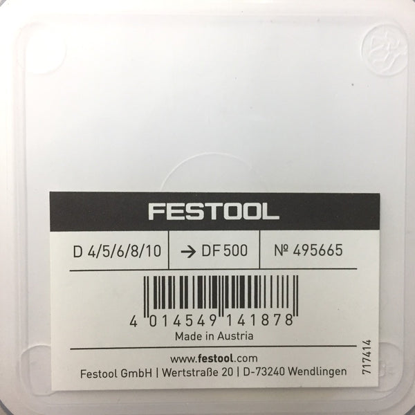 FESTOOL 100V 万能ジョイントシステム ドミノ ケース2個・替刃セット・ドミノチップセット DF500Q-Plus J 中古