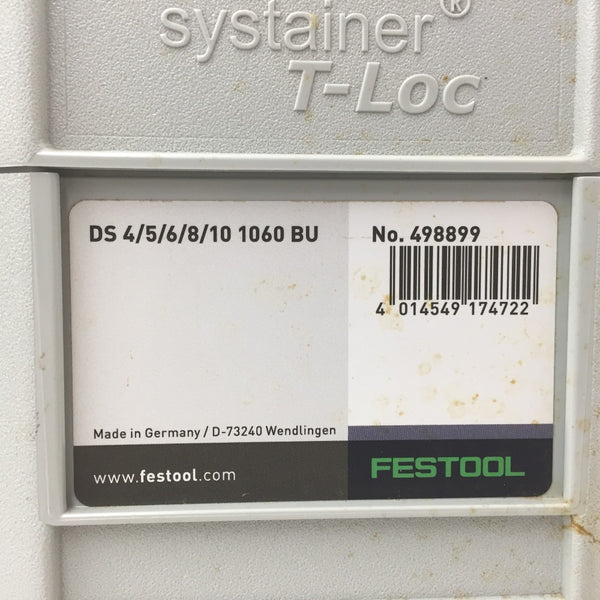 FESTOOL 100V 万能ジョイントシステム ドミノ ケース2個・替刃セット・ドミノチップセット DF500Q-Plus J 中古