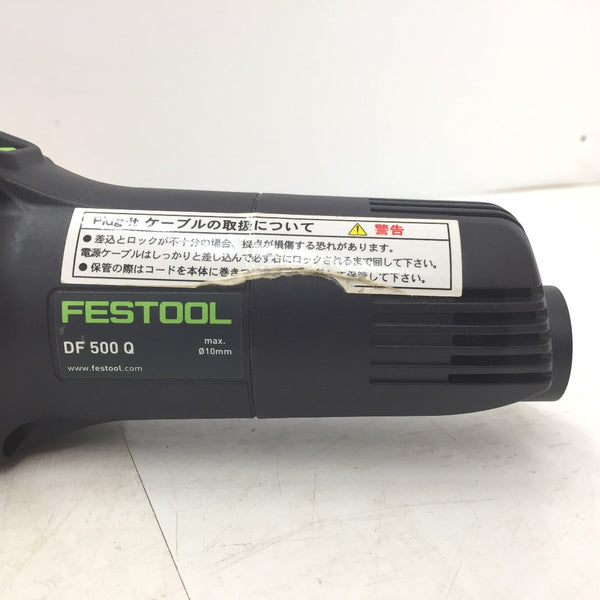 FESTOOL 100V 万能ジョイントシステム ドミノ ケース2個・替刃セット・ドミノチップセット DF500Q-Plus J 中古