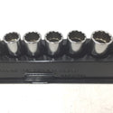 SnapOn スナップオン 3/8” セミディープソケットセット 12角 8～19mm 12個組 212FMSY 未使用品