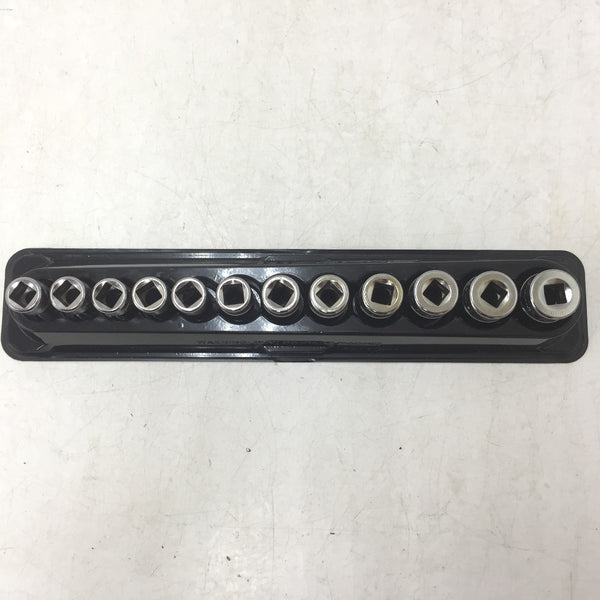SnapOn スナップオン 3/8” セミディープソケットセット 12角 8～19mm 12個組 212FMSY 未使用品