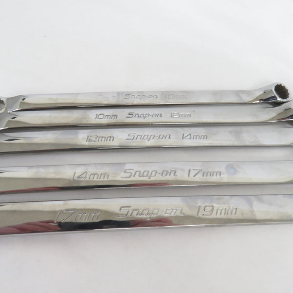 SnapOn スナップオン メガネレンチ フランクドライブ 10° オフセットボックスレンチ 12角 5本セット XBM0810A.1012A.1214A.1417A.1719A 未使用品