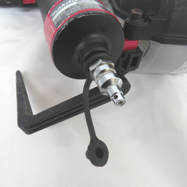 makita マキタ 65mm 高圧エア釘打 赤 ワイヤ65mm シート65mm ケース付 AN636H 中古美品