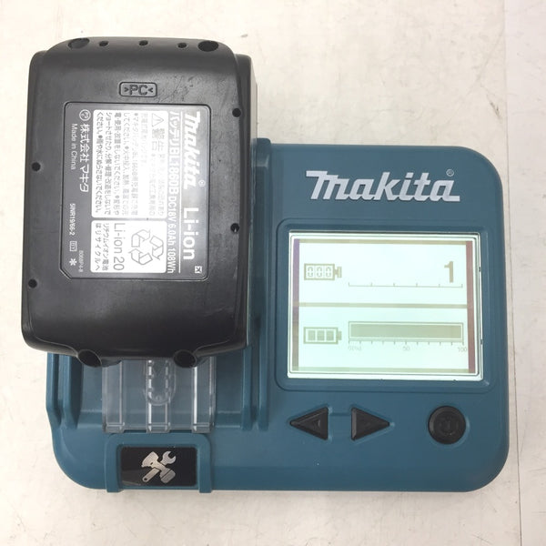makita マキタ 18V 6.0Ah 100mm 充電式ハンディソー 充電器・バッテリ1個セット MUC101DRG 中古美品