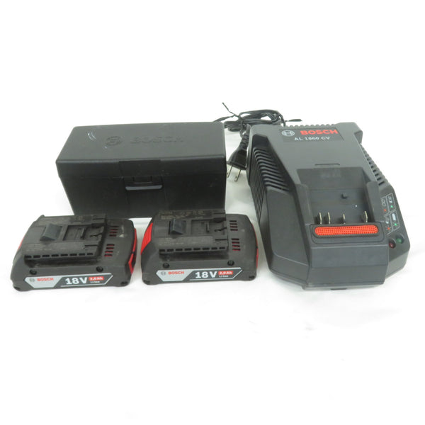 BOSCH ボッシュ 18V 2.0Ah バッテリーインパクトドライバ― 充電式インパクトドライバ ケース・充電器・バッテリ2個セット GDR18V-LISN 中古