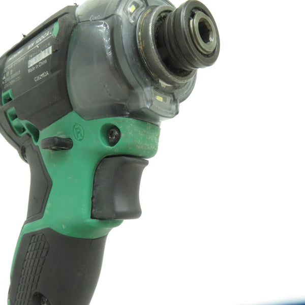 HiKOKI ハイコーキ 10.8V 4.0Ah コードレスインパクトドライバ アグレッシブグリーン ケース・充電器・バッテリ2個セット WH12DCA(2LS) 中古