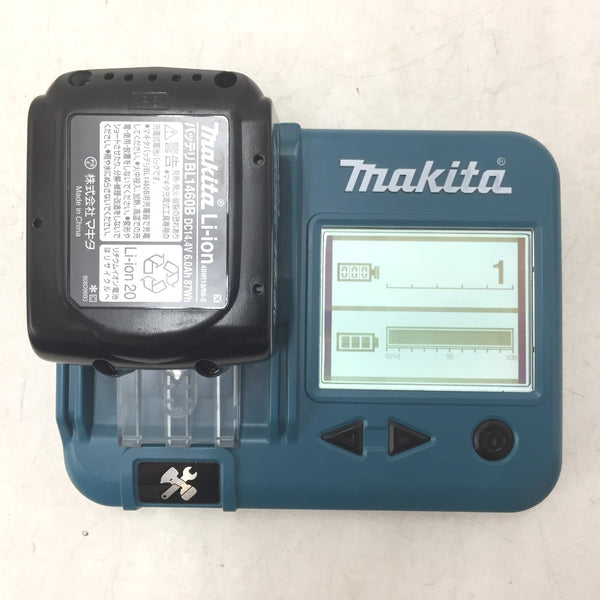makita マキタ 14.4V 6.0Ah Li-ionバッテリ 残量表示付 雪マーク付 充電回数1回 BL1460B A-60660 美品