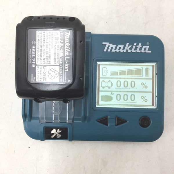 makita マキタ 14.4V 6.0Ah Li-ionバッテリ 残量表示付 雪マーク付 充電回数1回 BL1460B A-60660 美品