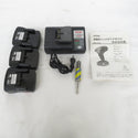 RYOBI KYOCERA 京セラ 14.4V 1.5Ah 充電式インパクトドライバ ケース・充電器・バッテリ3個セット BID-1418 中古